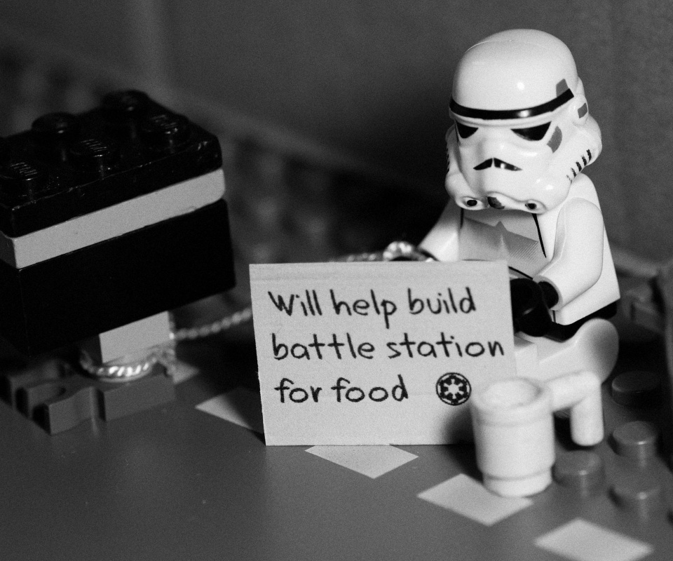 Помогу построить Звезду Смерти за еду обои