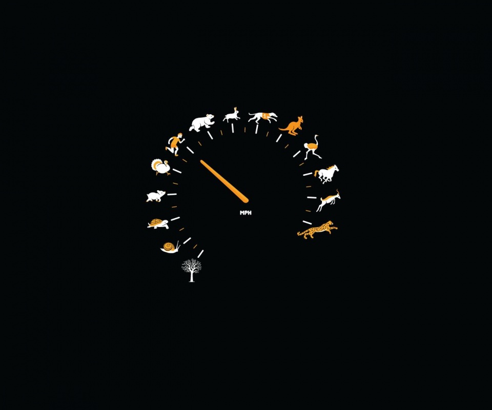 Стилизованный спидометр обои