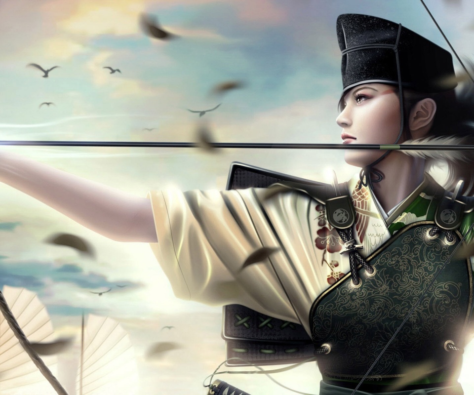 Лучница обои