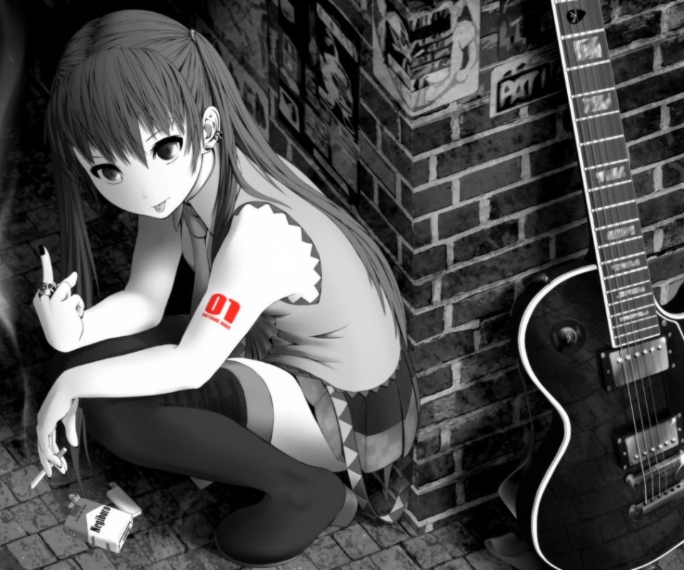 Hatsuone Miku 01 обои