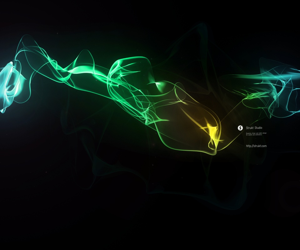 Цветной дым обои