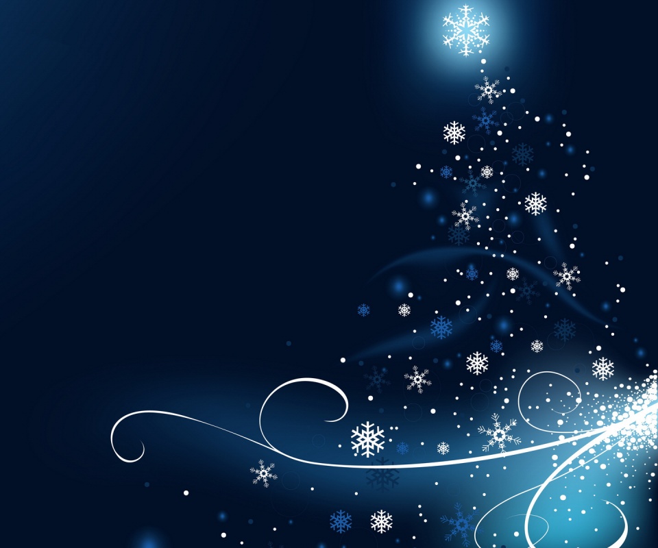 Волшебная елка обои