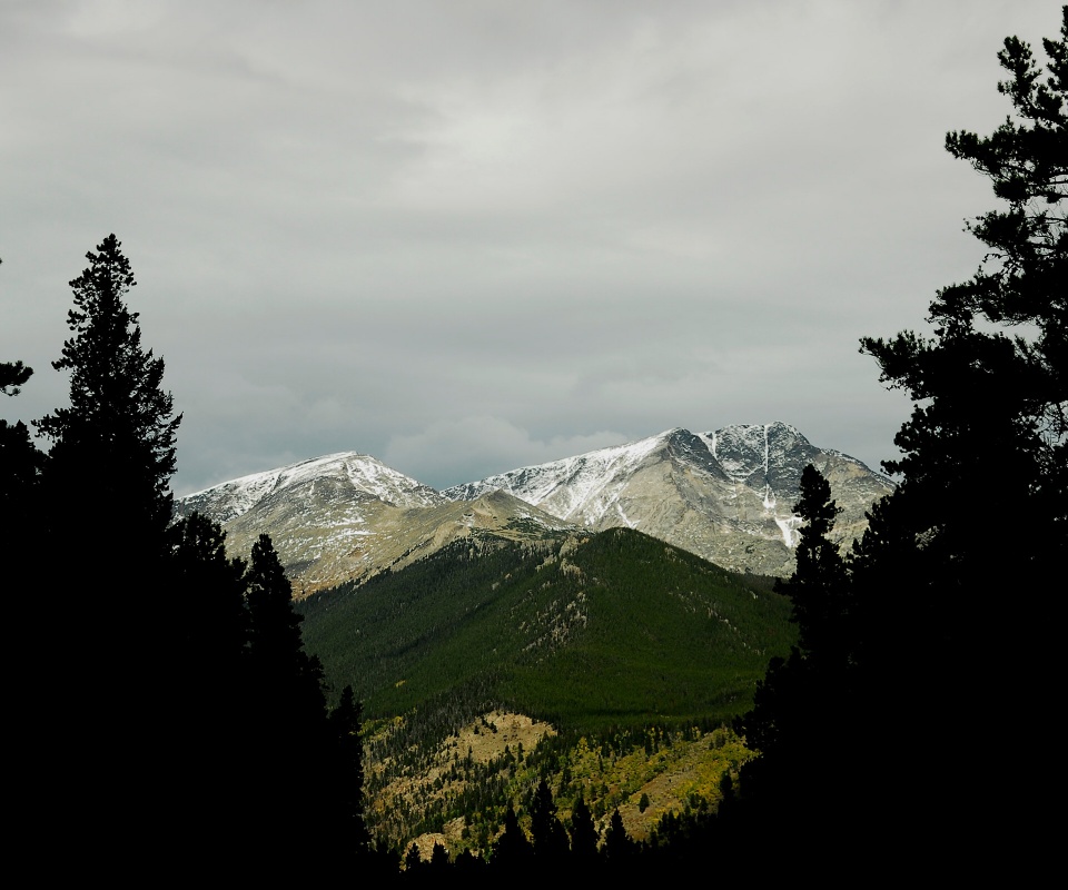 Вид на горы обои