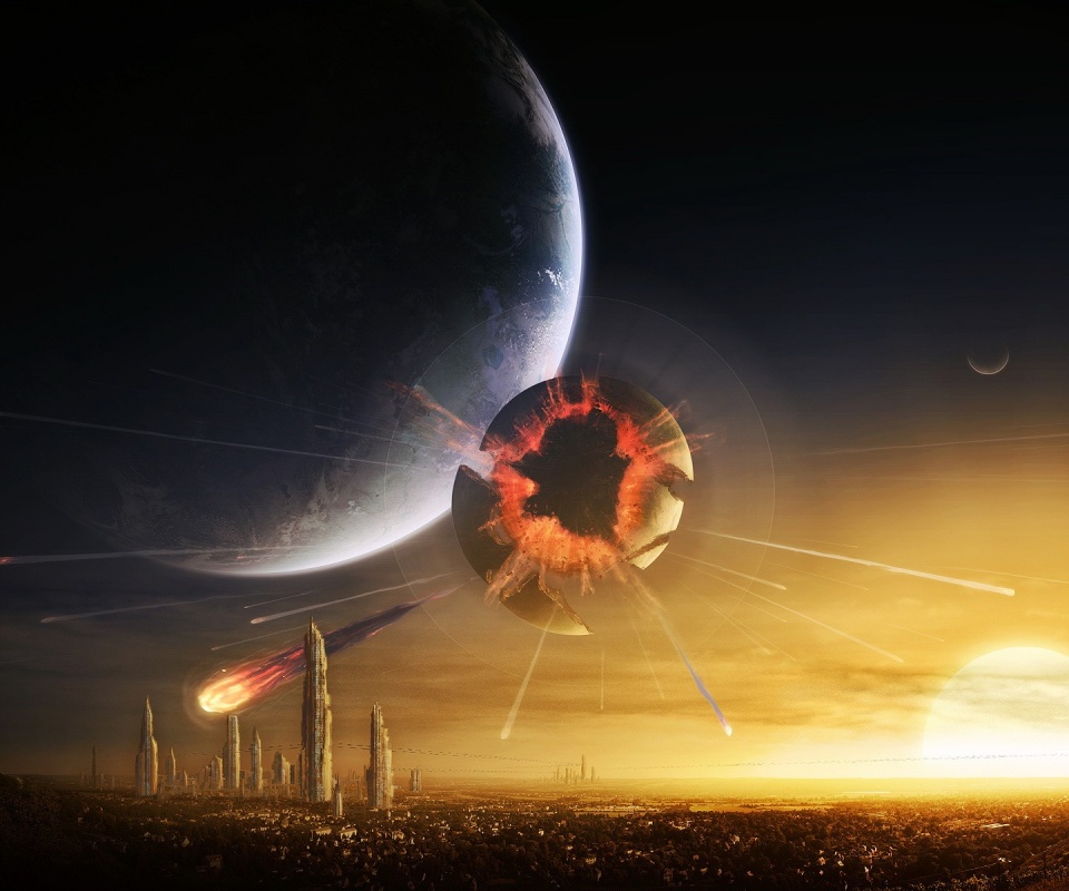 Катастрофа планетарного масштаба обои