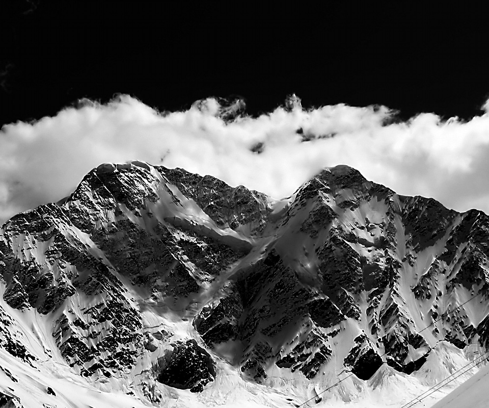 Снежные горы обои