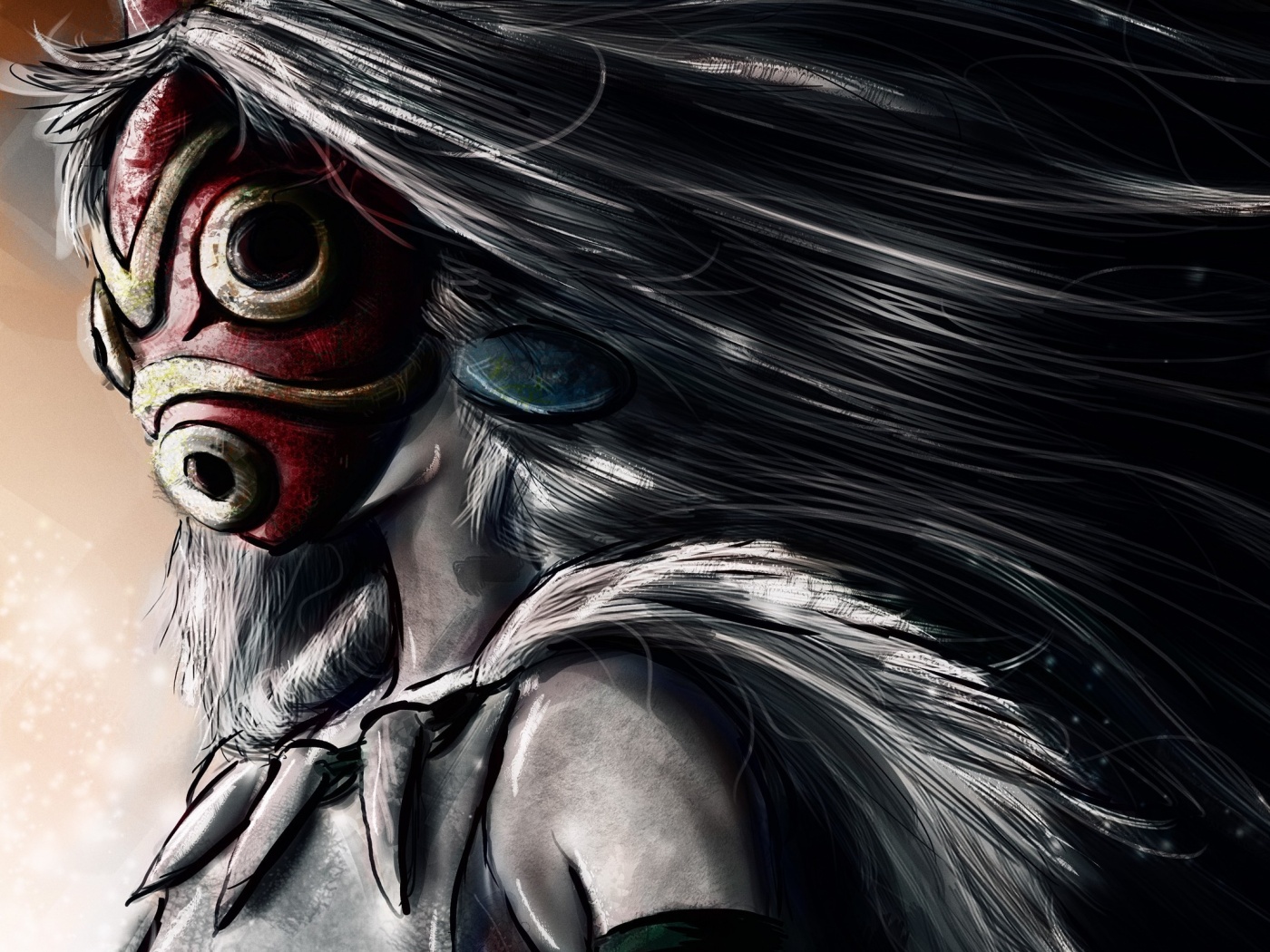 Страшная маска обои