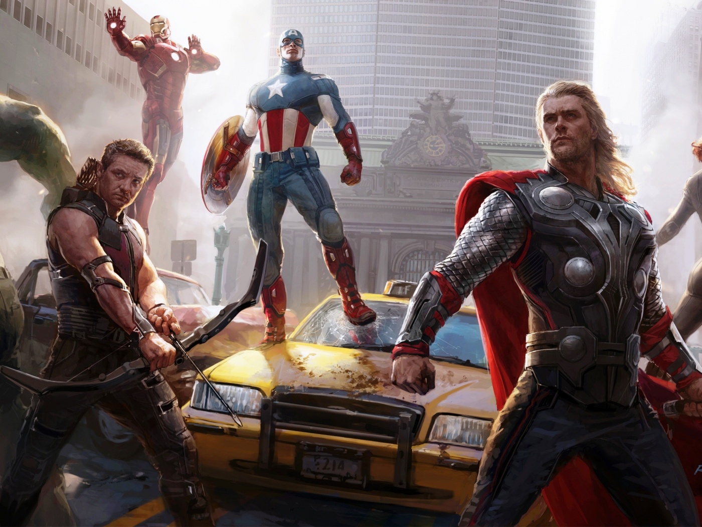 Арт к фильму Мстители обои