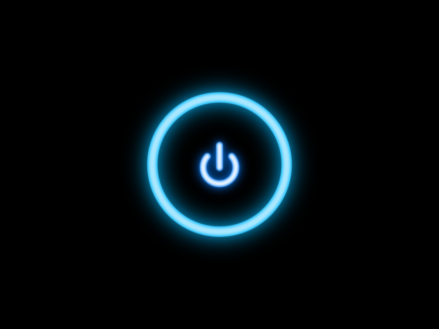 Горящая кнопка запуска обои