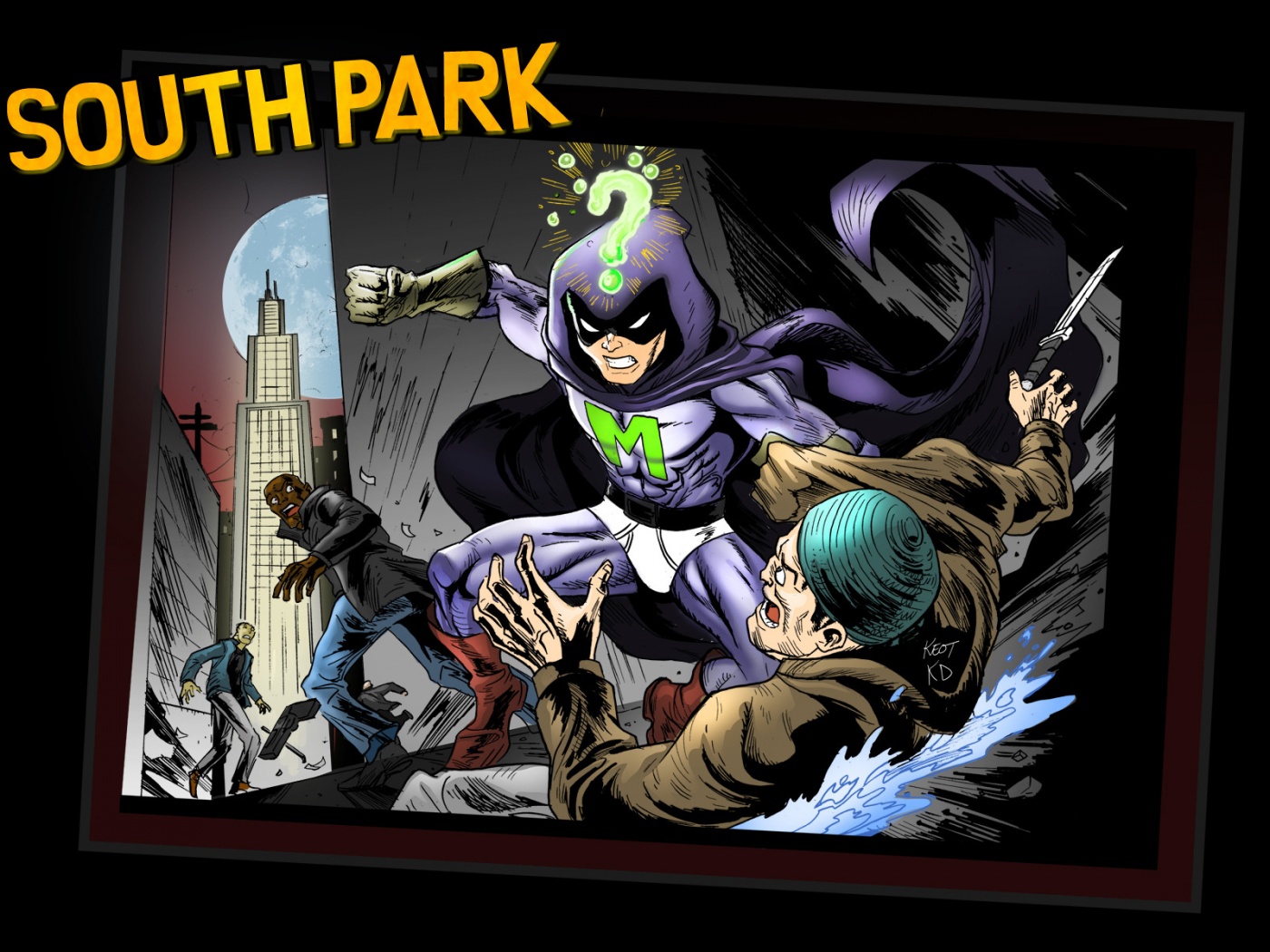 Комикс про Мистериона обои