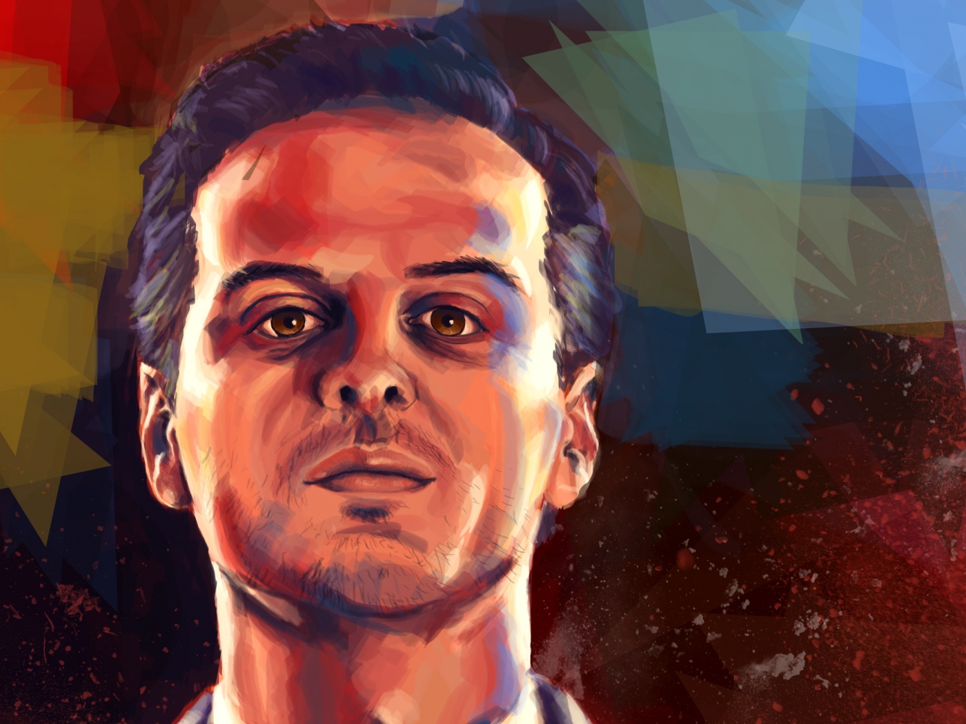 Портрет Джима Мориарти обои