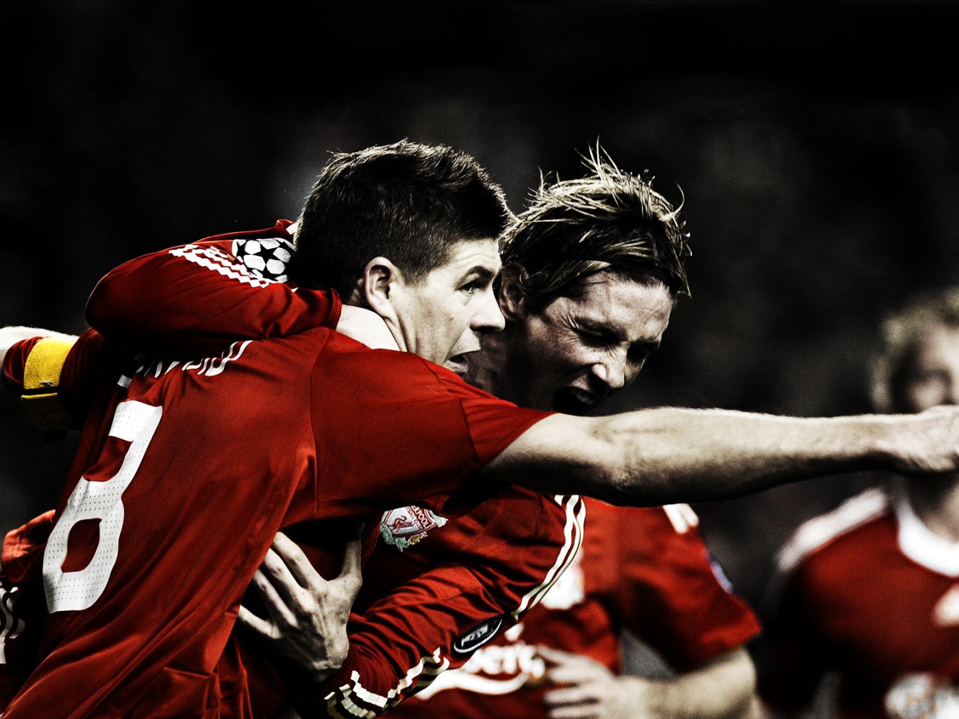 Радость от забитого гола обои