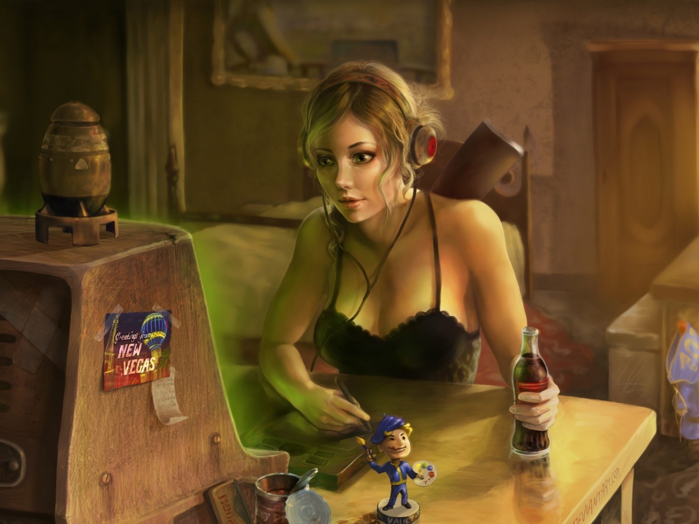 Девушка Одинокий странник обои