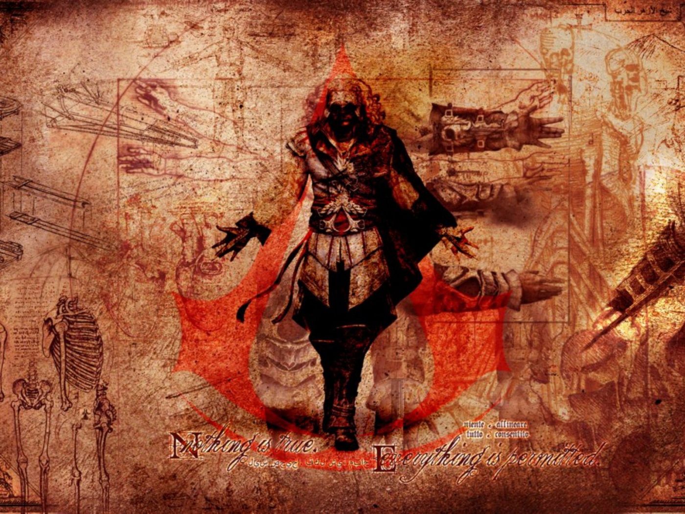 Гравюра Assasins Creed обои