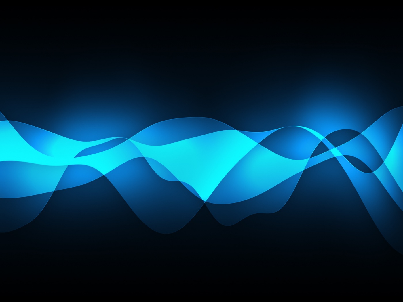 Синии волны обои