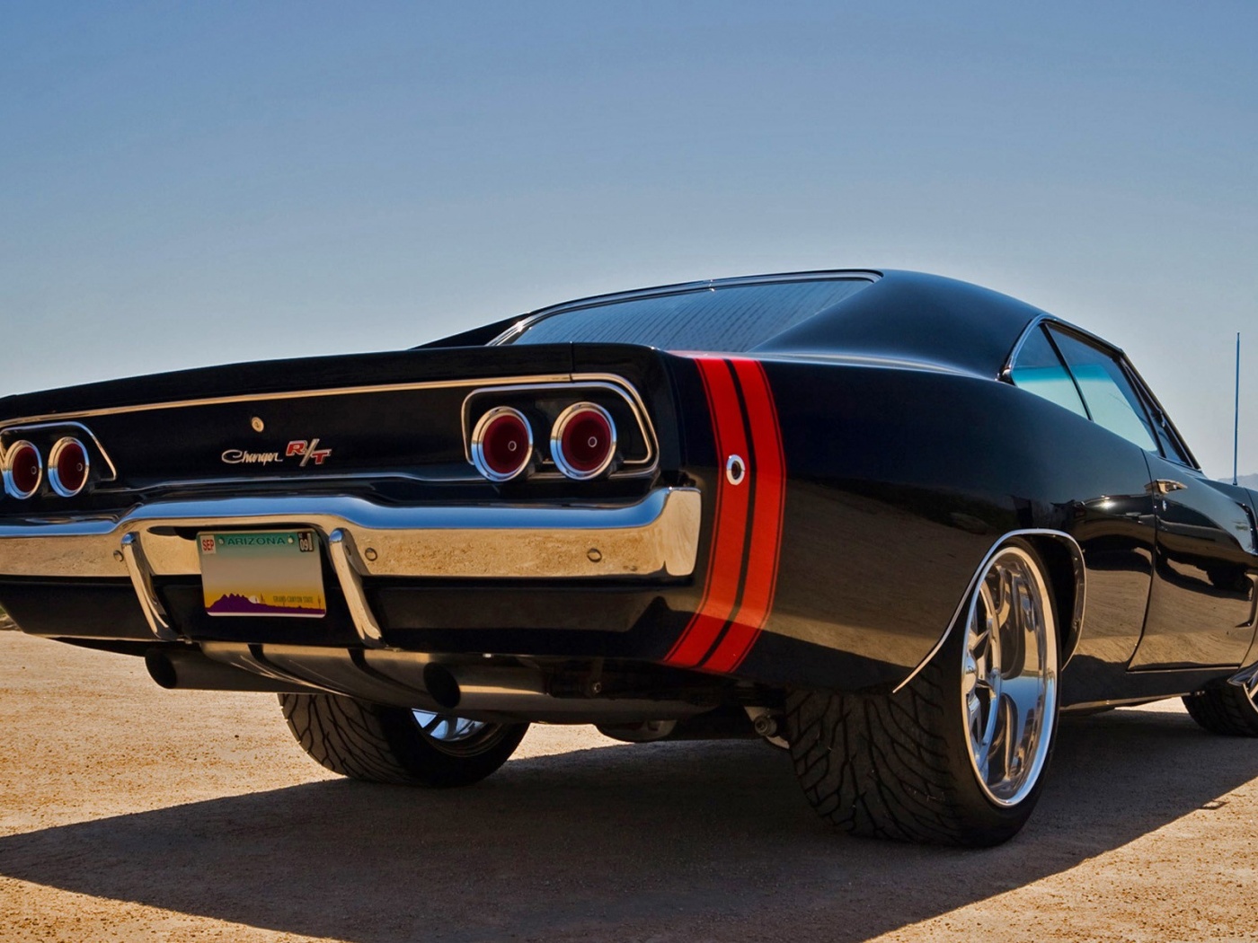 Зад Dodge Charger обои