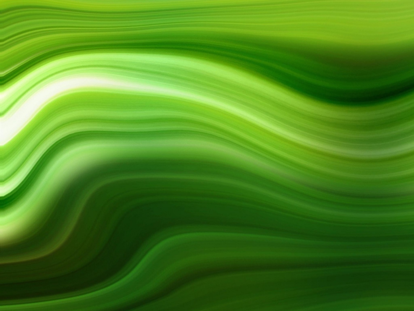 Зеленые волны обои