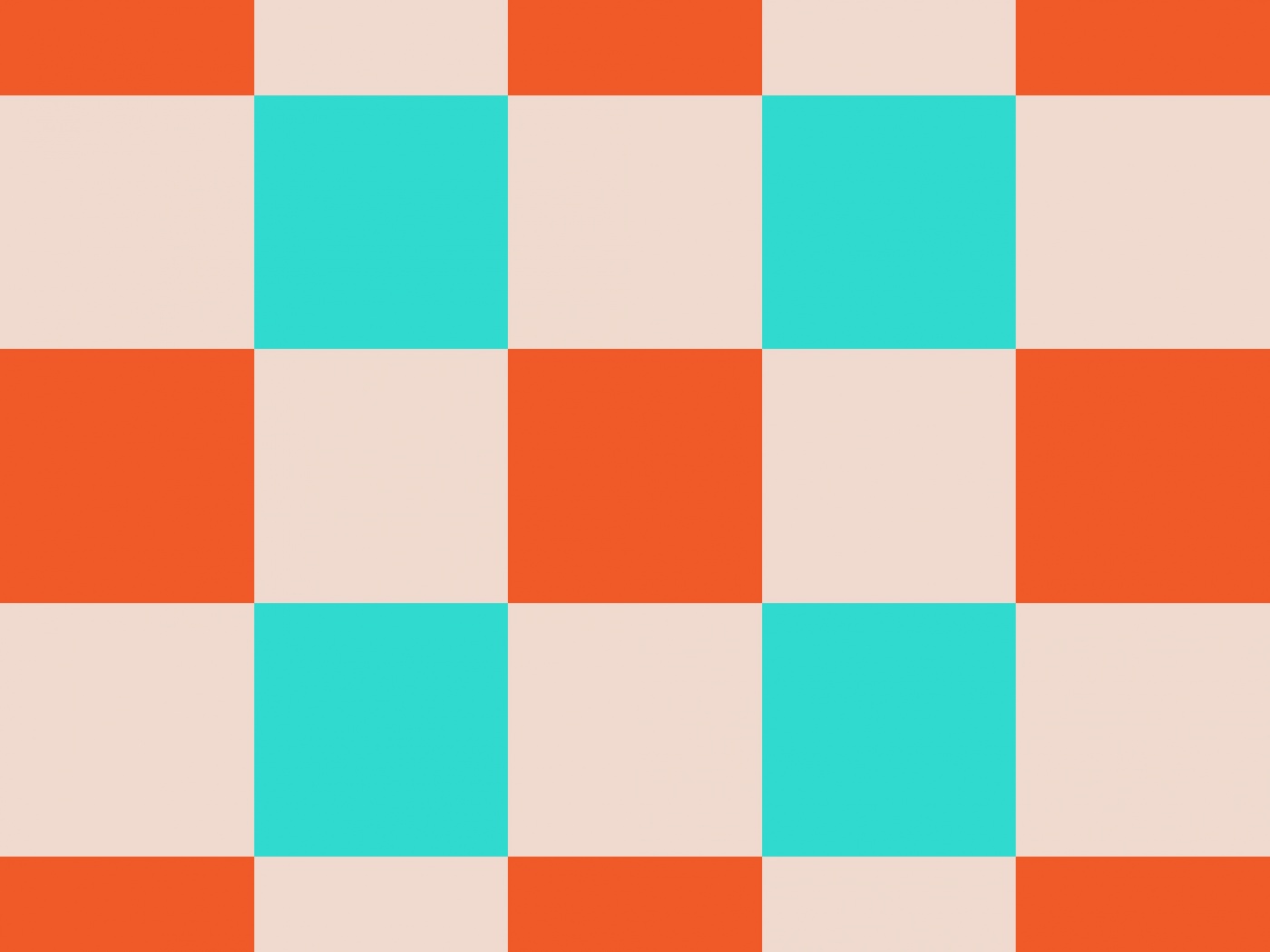 Оранжевые голубые и белые клетки обои