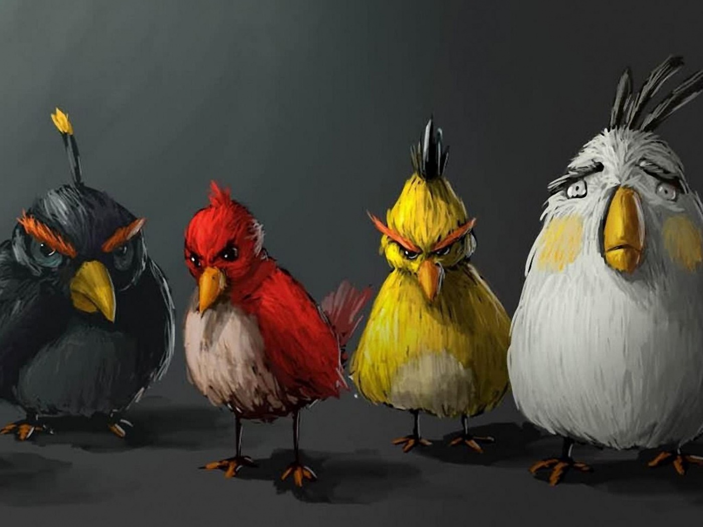 Злые птицы обои