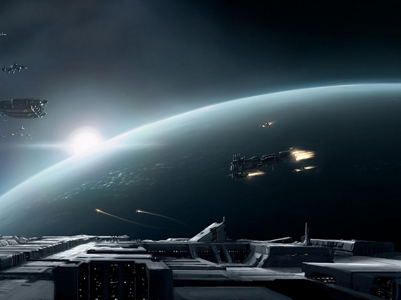 Космическая баталия обои