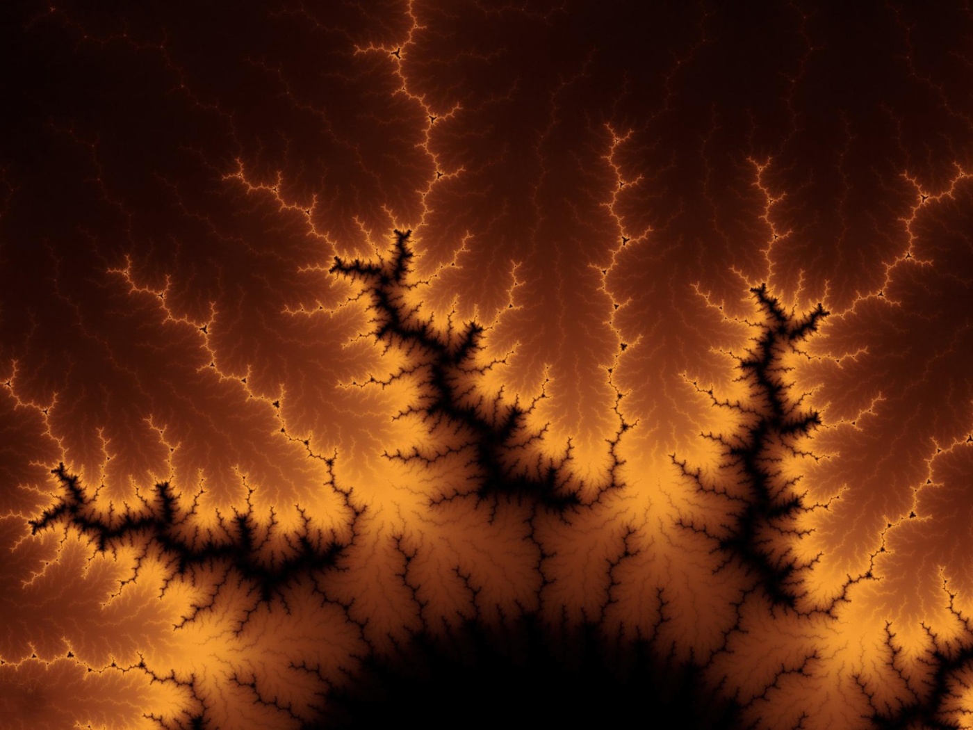 Огненные молнии обои