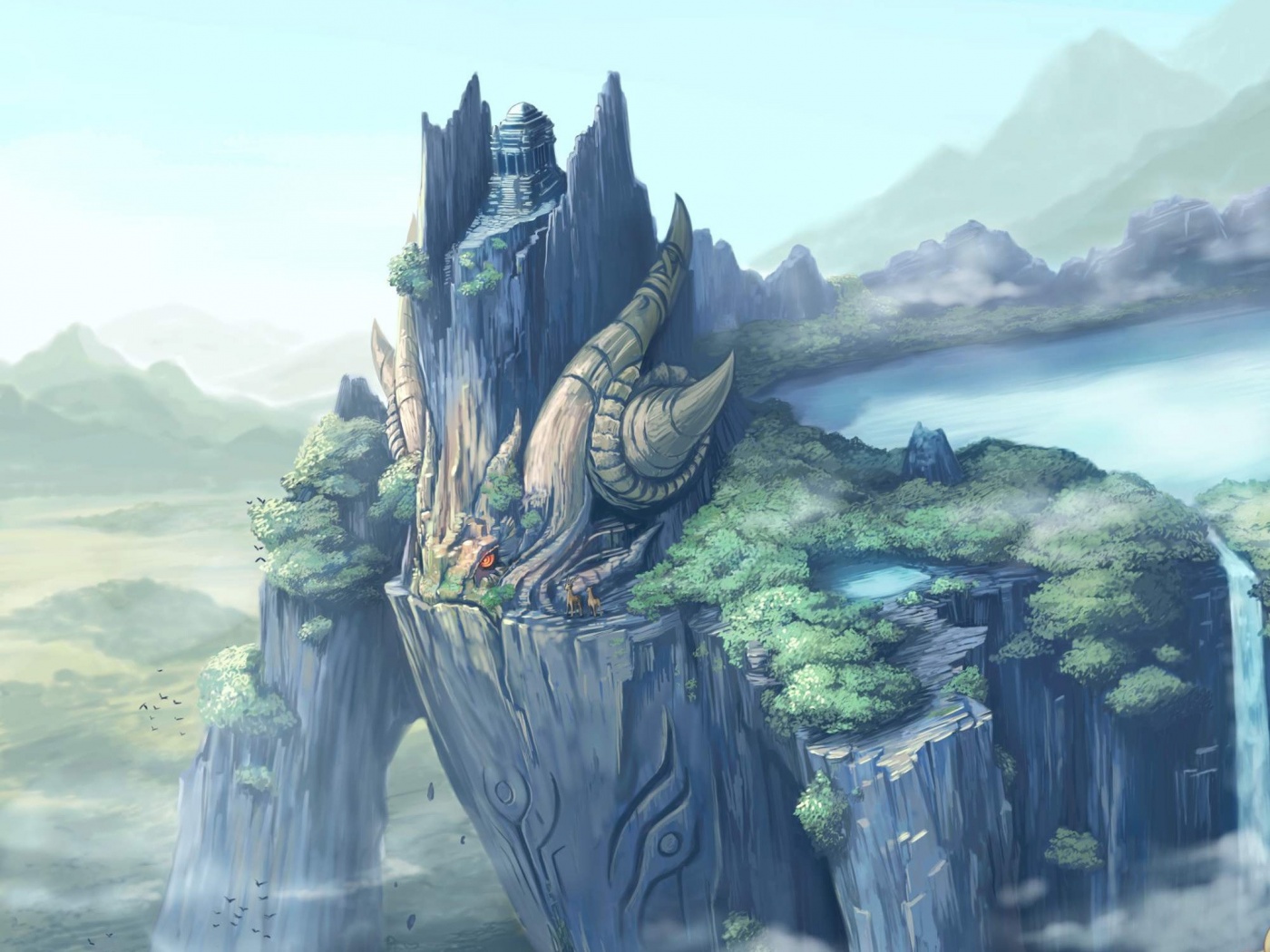 Храм на живой скале обои