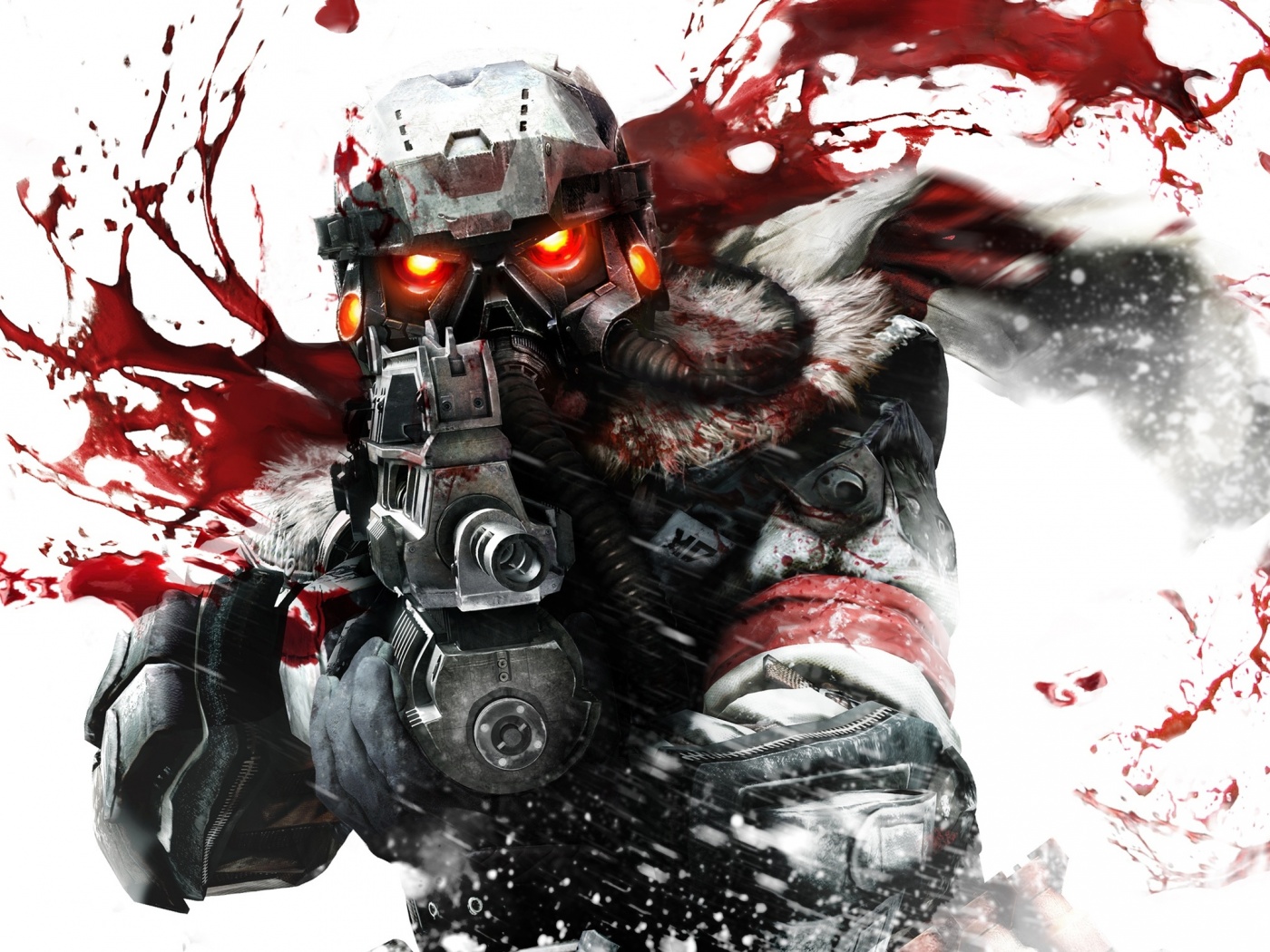 Боец в зимней форме обои