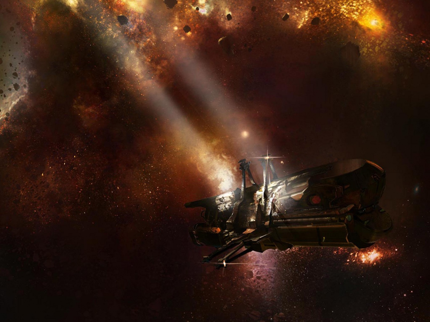 В космических глубинах обои