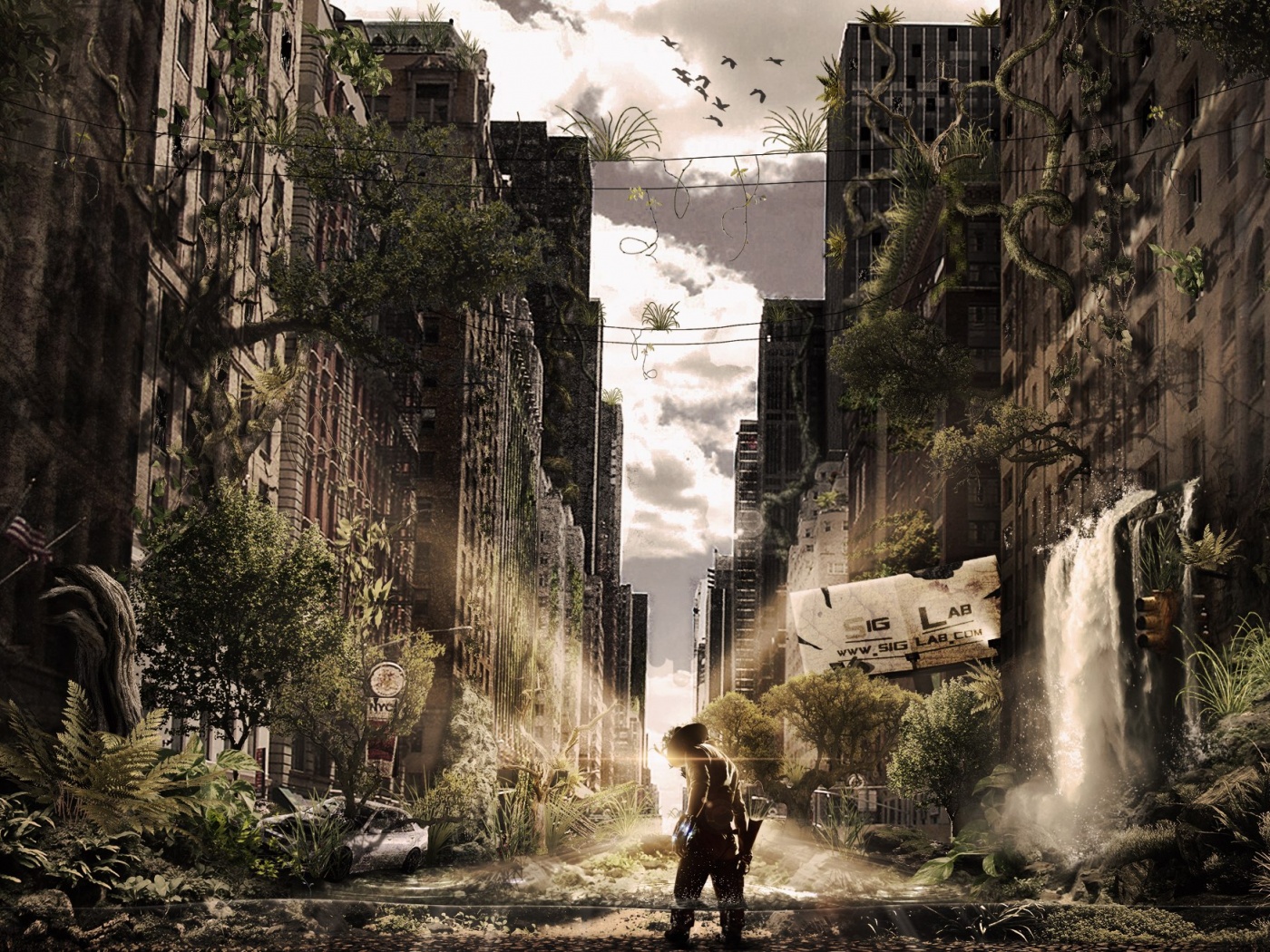 Постапокалиптический мир обои