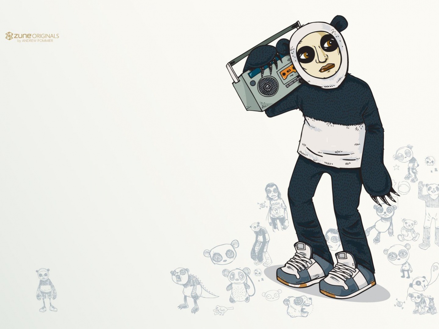 Панда - ньюэйдж обои