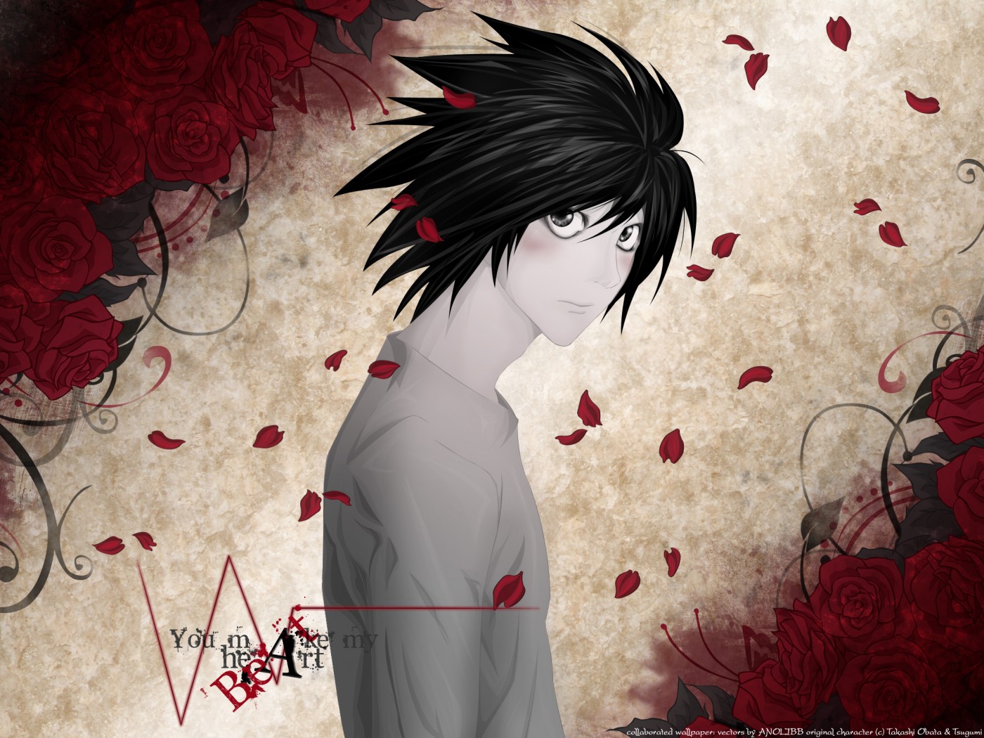 Тетрадь смерти, фанарт обои