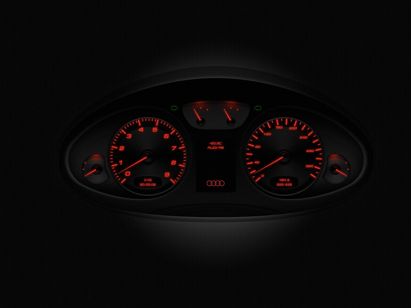 Приборная панель Audi обои