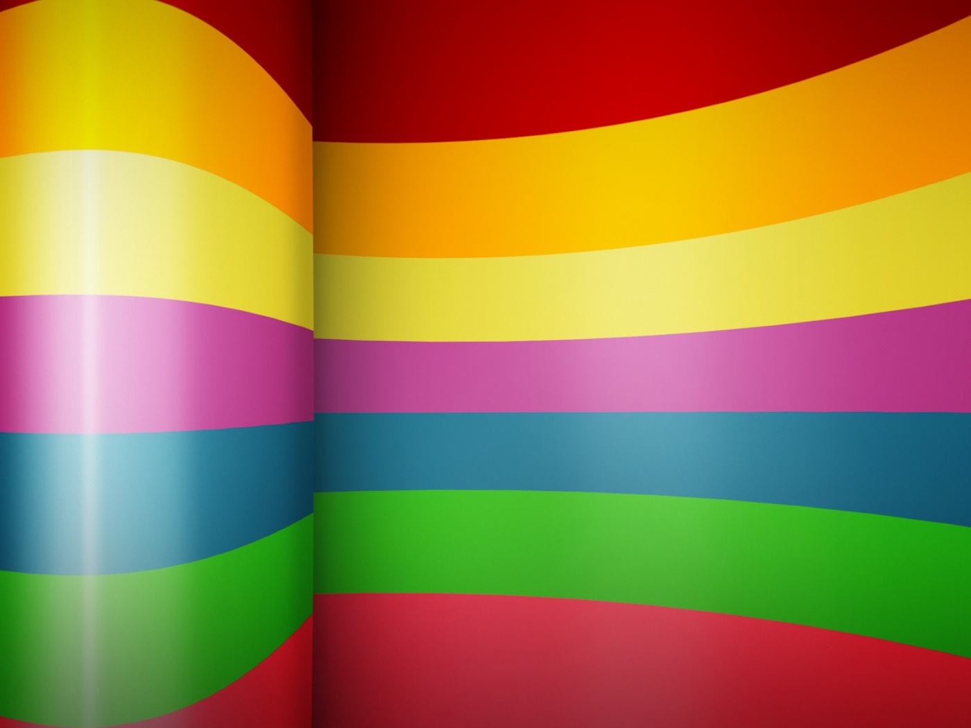 Радужные полосы обои