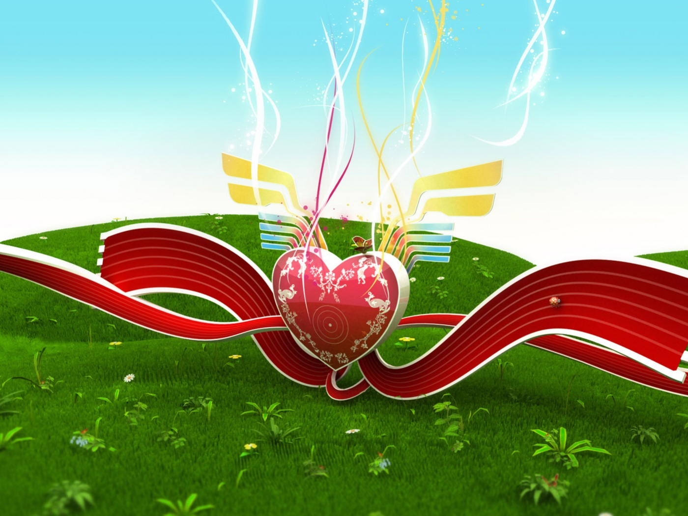 Валентинка обои