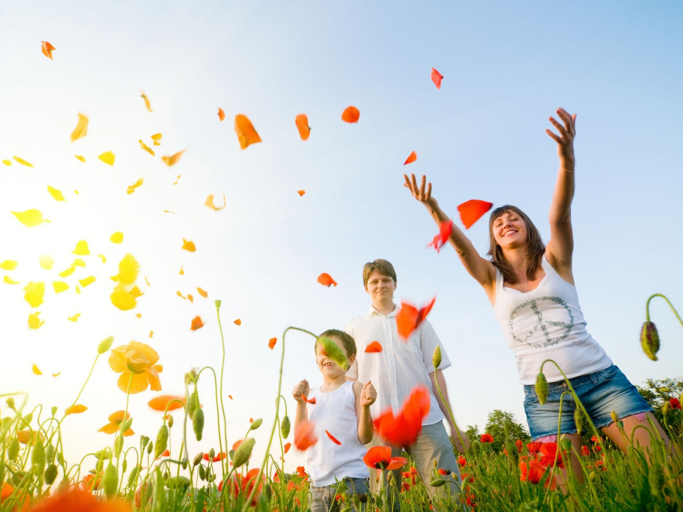 Счастье и радость обои