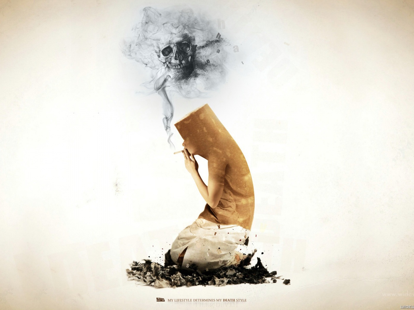 Твоя жизнь определяет твою смерть обои