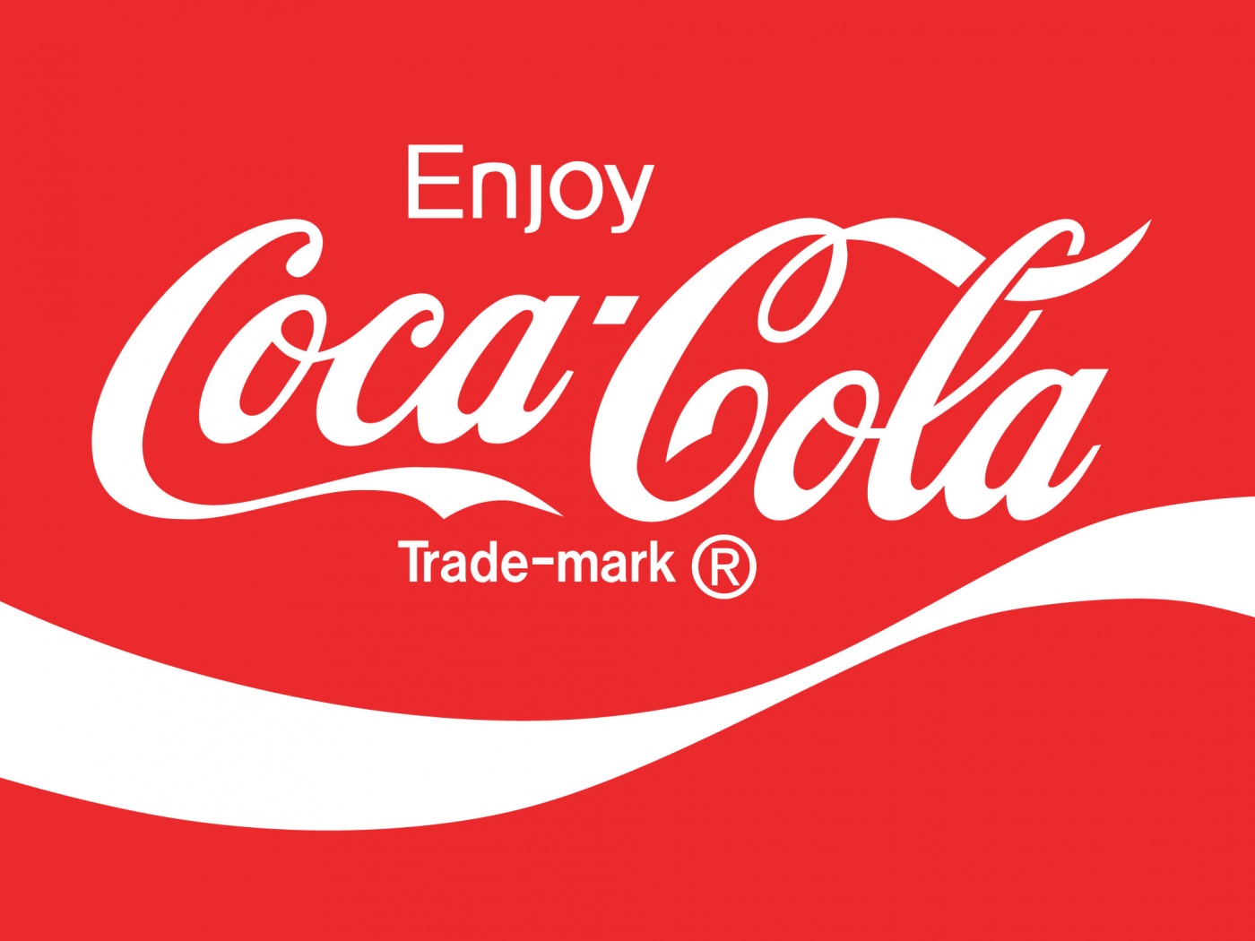 Оригинальный логотип Coca-Cola обои