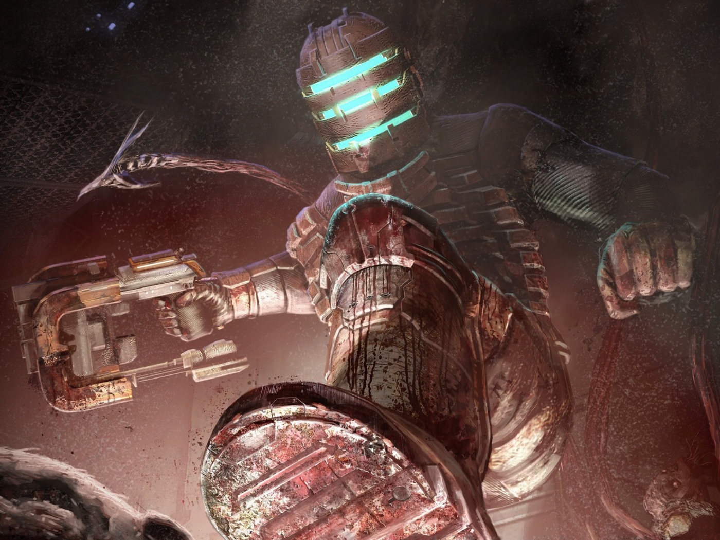 Айзек топчет монстра обои