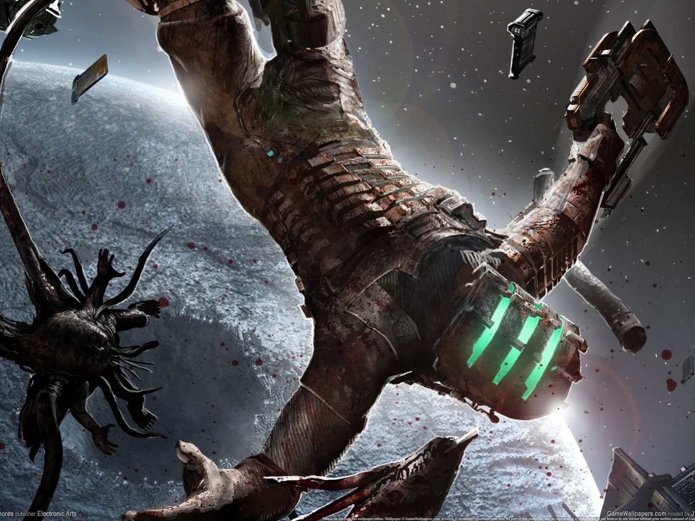 Айзек в космосе обои