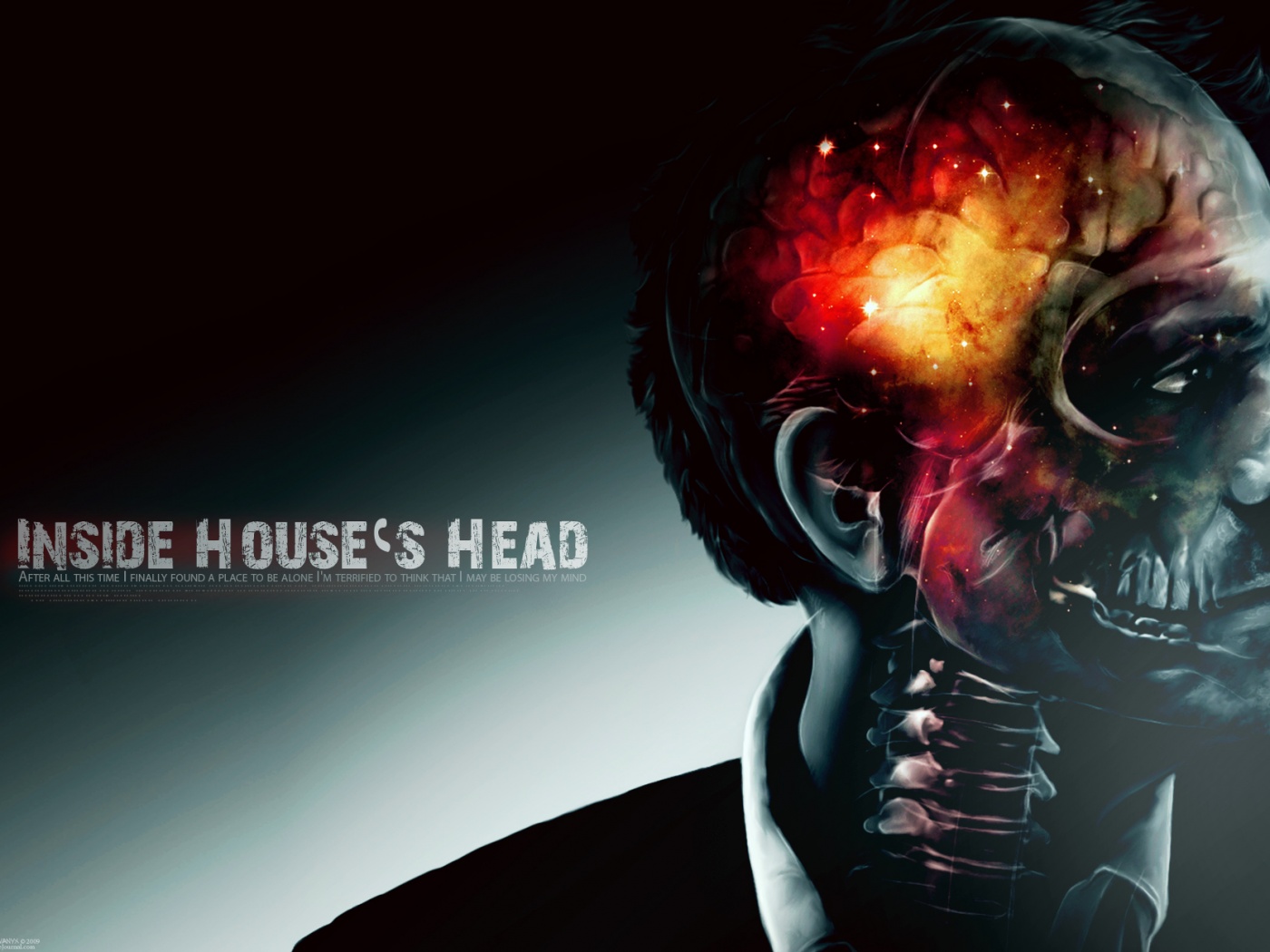 В голове Хауса обои