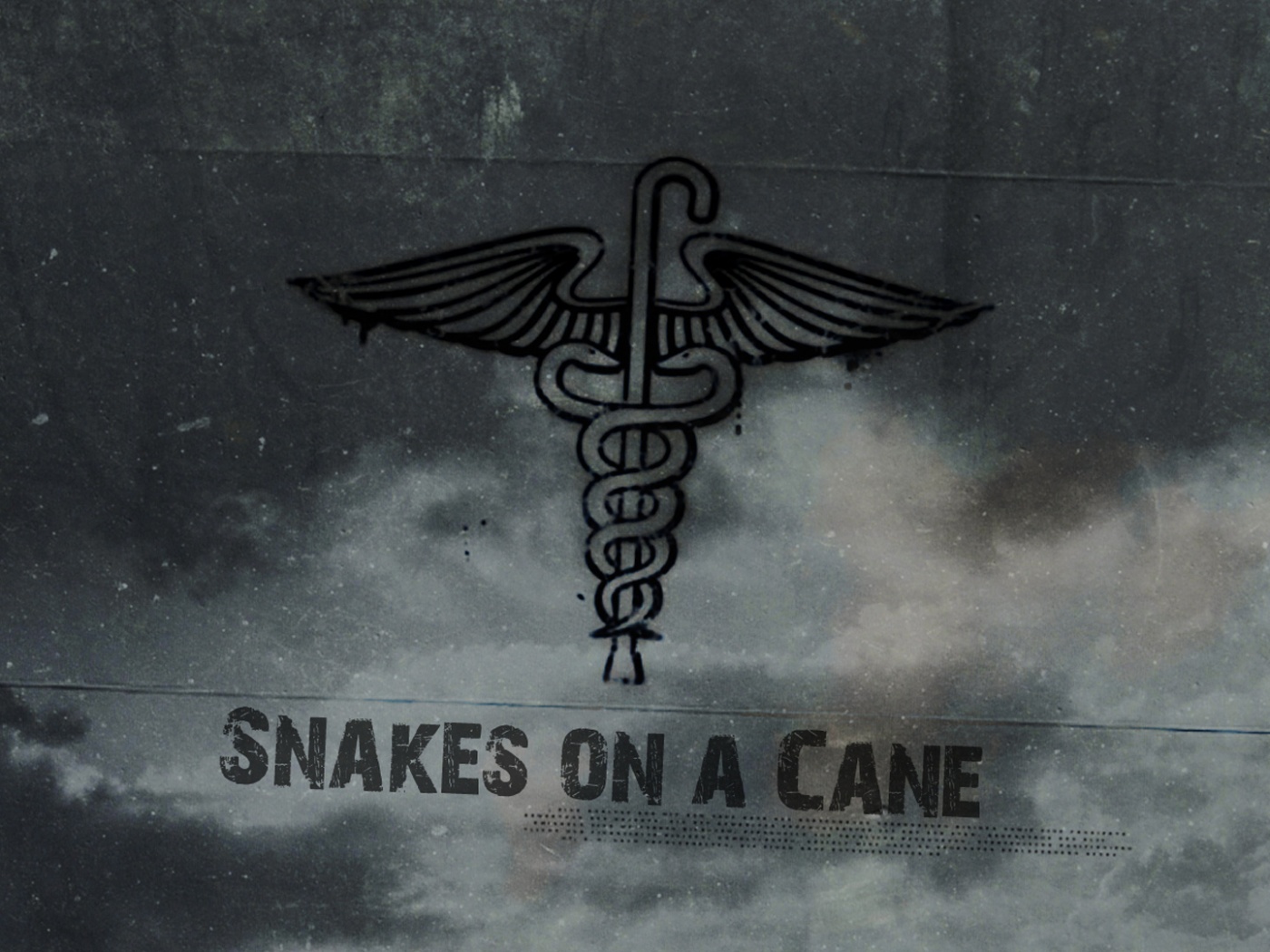 Змеи на трости обои