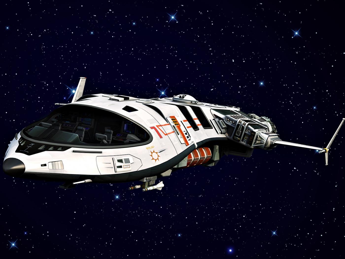 Космический корабль обои