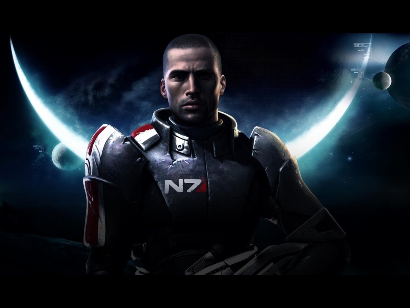 Шепард из Mass Effect обои