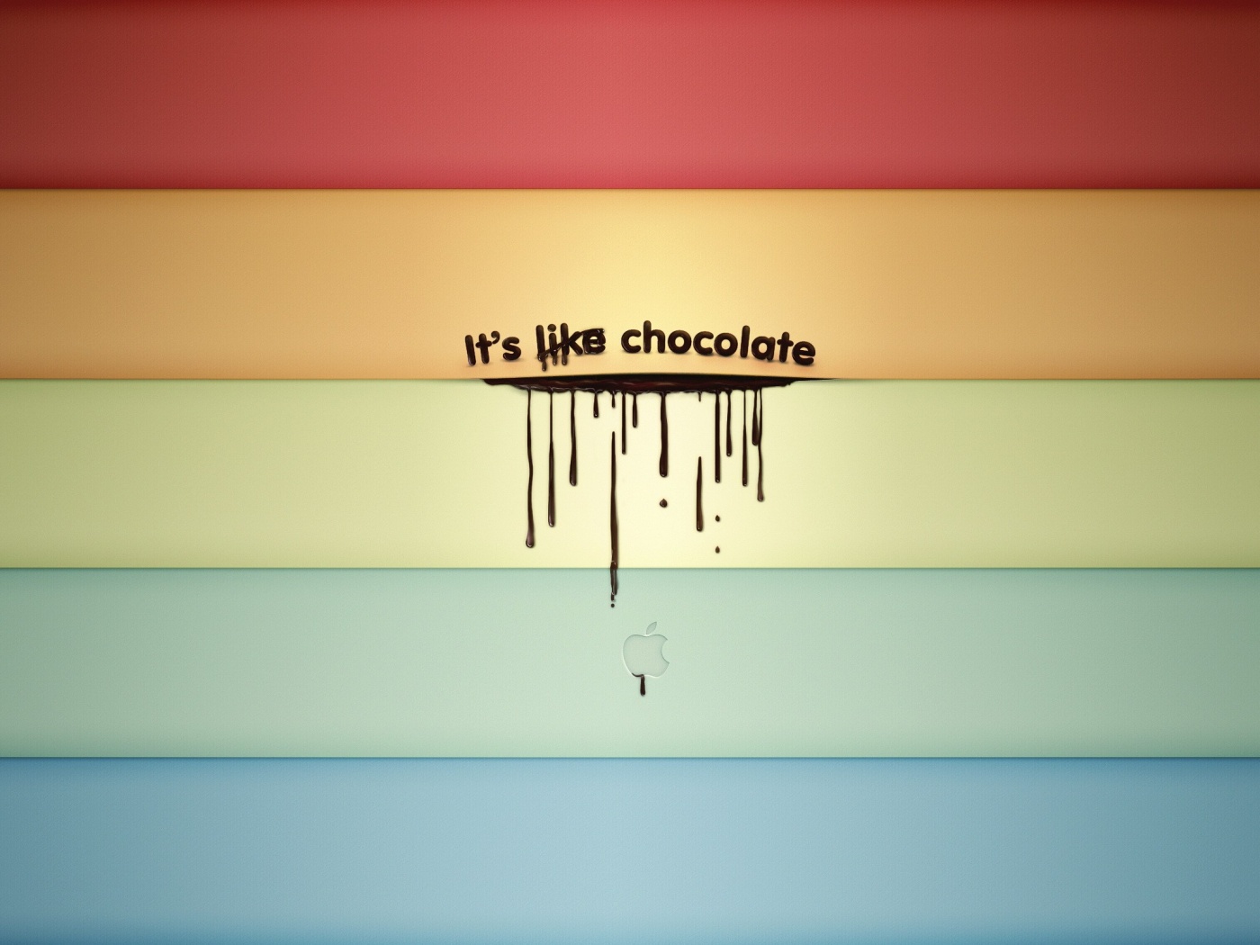 It"s not like chocolate обои