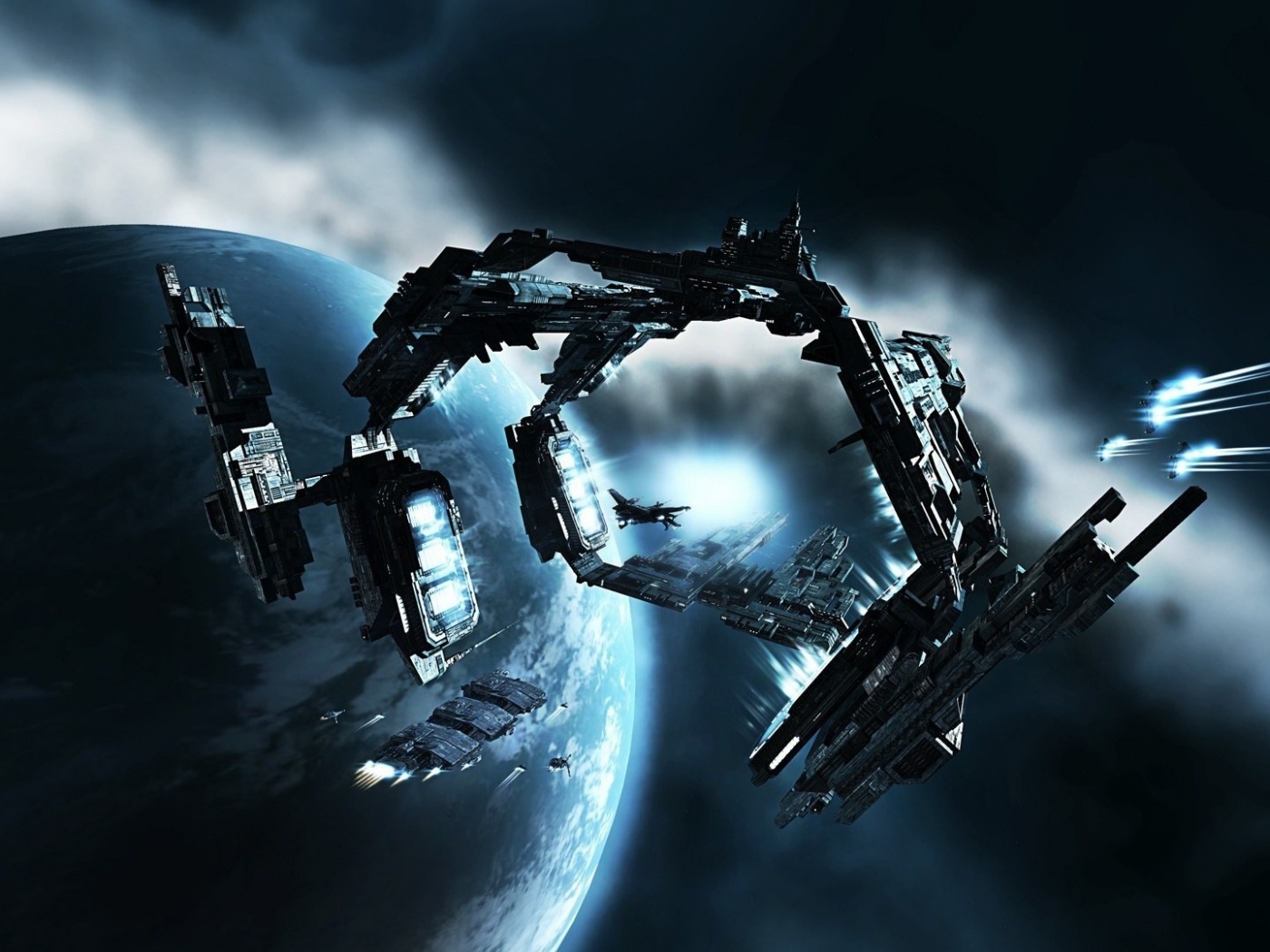 Космический корабль обои