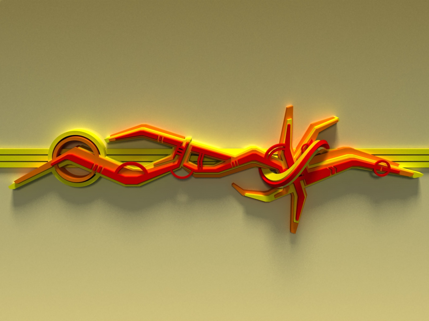 3D Граффити обои