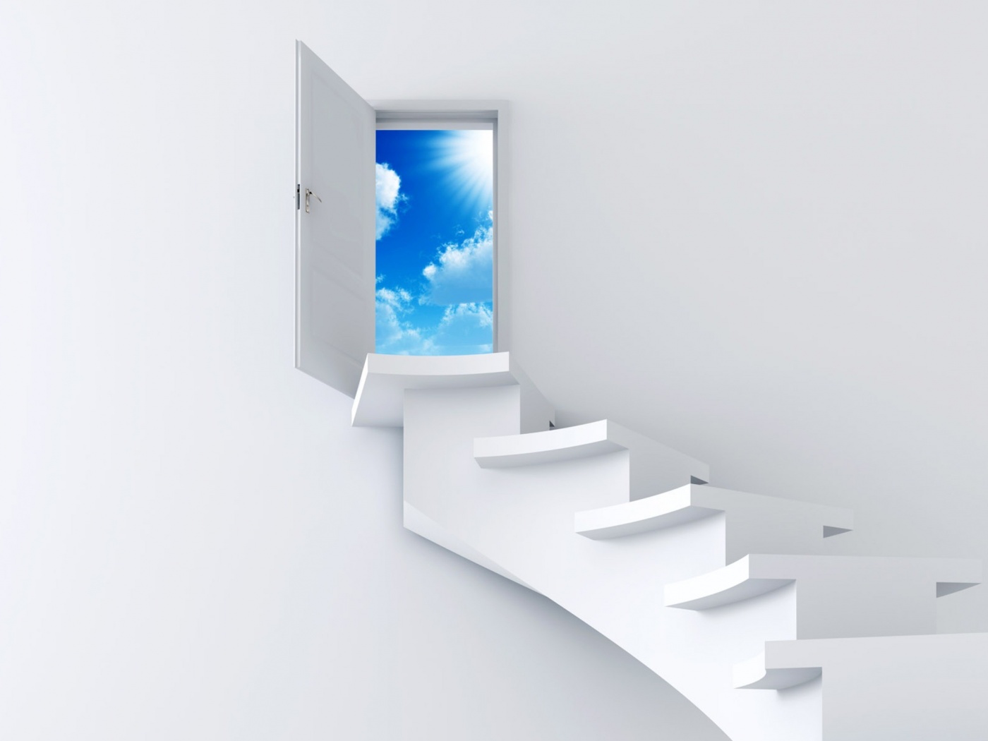 Лестница в небо обои