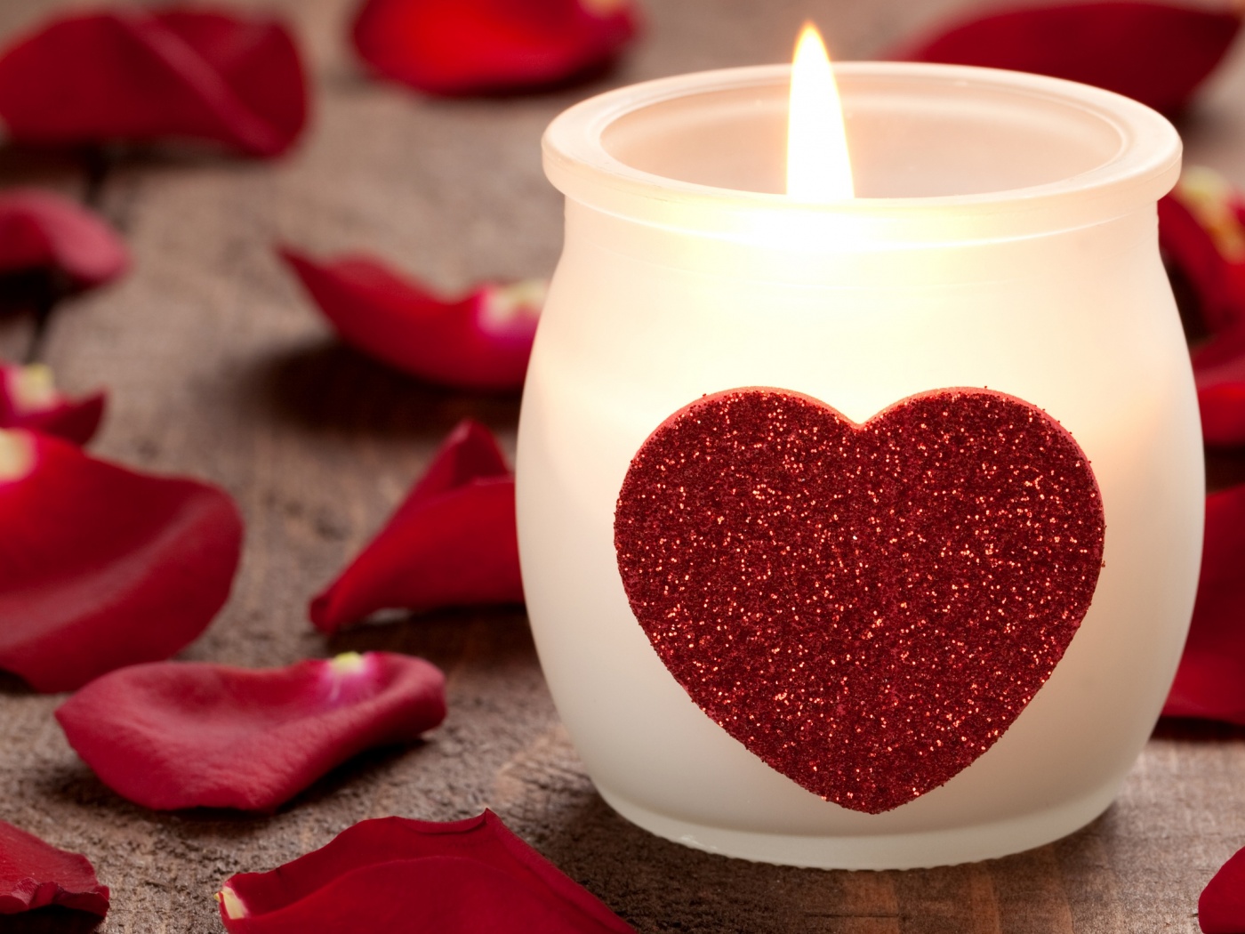 Свеча любви обои