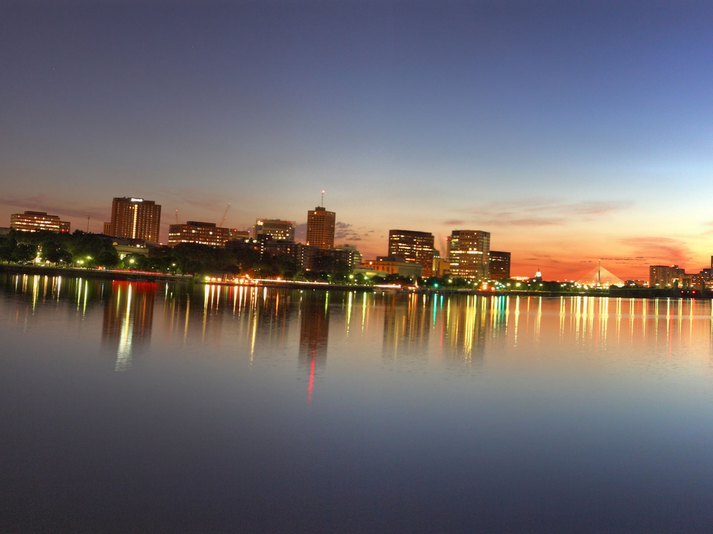 Панорама Бостона обои