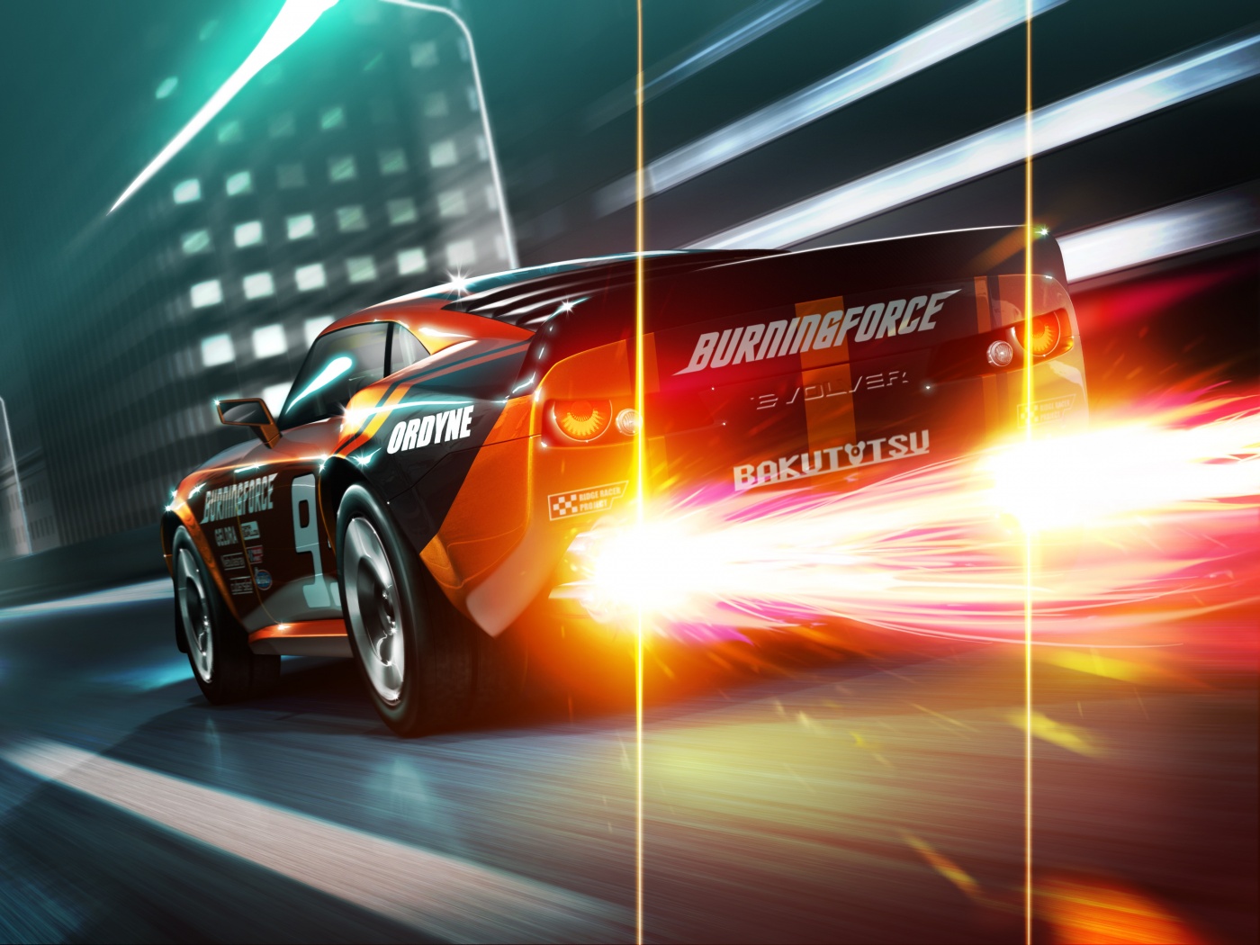 Ночное нитро обои