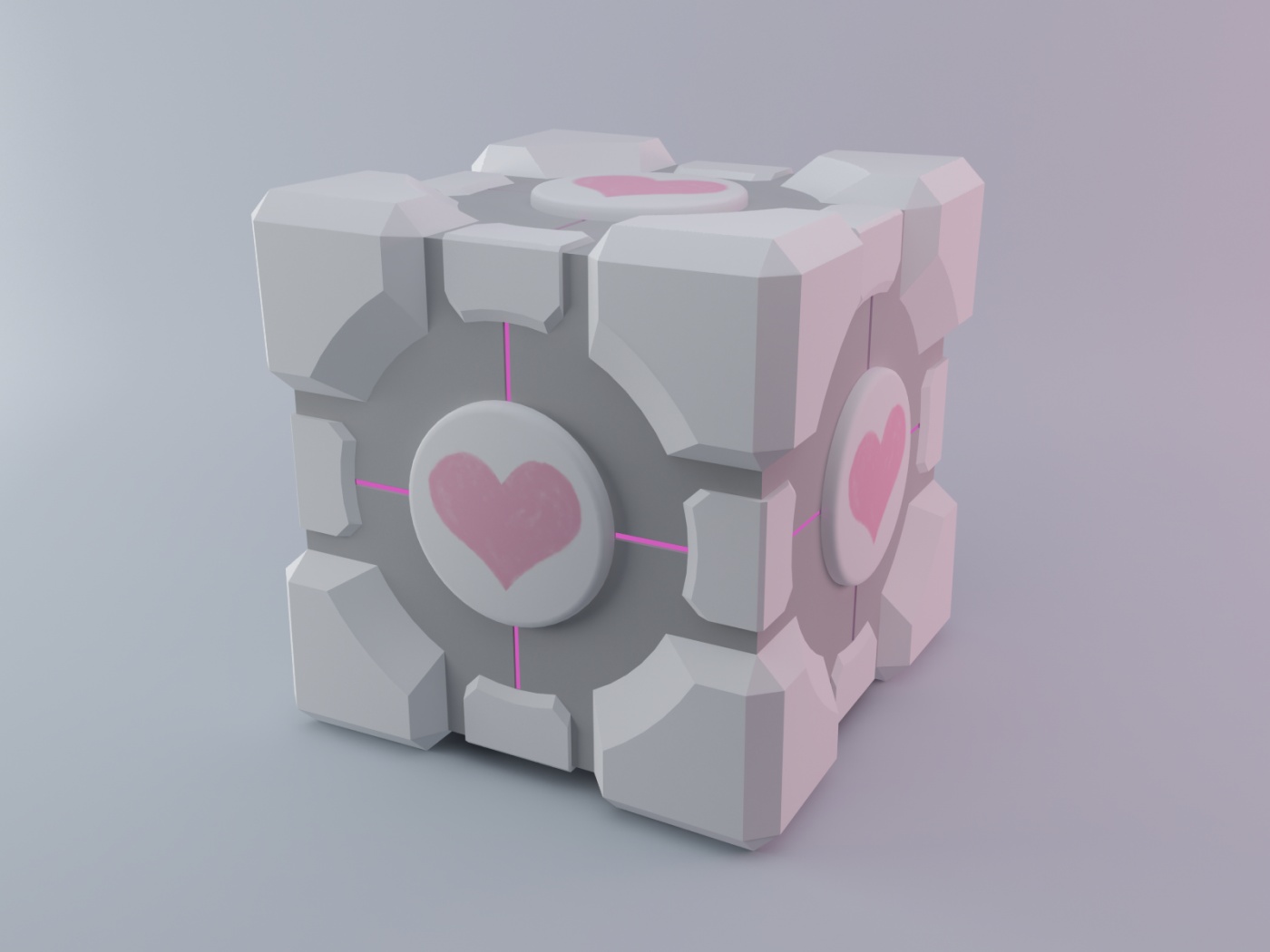 Взвешенный куб-компаньон обои